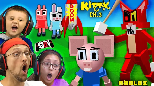 Kitty Roblox FGTeeV Playthroughs, Escapes, and In-Game Features
